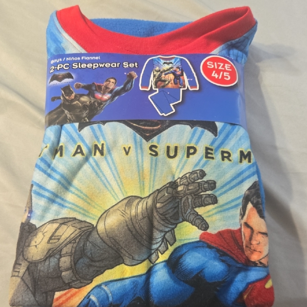 Superhero Kids Costume Set - Blue and Red